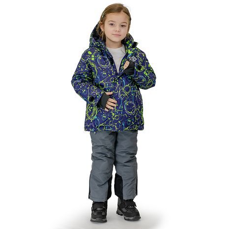 CHLAPECKÁ BUNDA LYŽAŘSKÁ ZIMNÍ LUMUN PIDILIDI, PD1148-04, MODRÁ