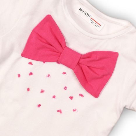 TRIČKO DIEVČENSKÉ S KRÁTKYM RUKÁVOM, MINOTI, FUNHOUSE 8, BÍLÁ