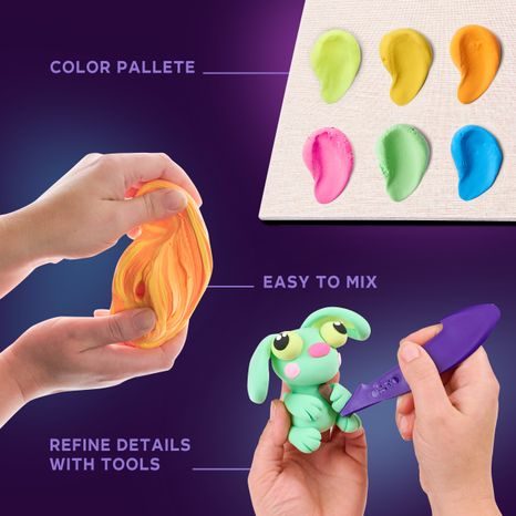 DETAIL BAREV, TEXTURY A VÝROBKU - OKTO MALÝ SVĚT - ZAJÍČEK