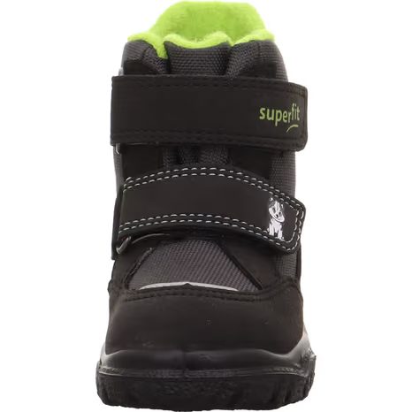 DETSKÉ ZIMNÉ TOPÁNKY HUSKY1 BLACK/LIGHT GREEN SUPERFIT 1-006047-0020