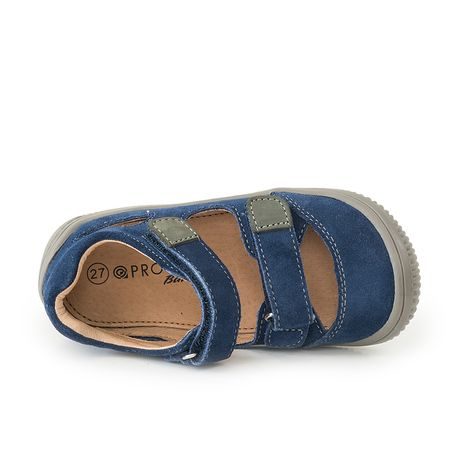 CHLAPECKÉ SANDÁLY BAREFOOT MERYL NAVY, PROTETIKA, TMAVĚ MODRÁ