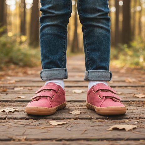 DÍVČÍ BAREFOOT TENISKY VEGAN FUXIA FRODDO G3130248-4 FUCHSIA