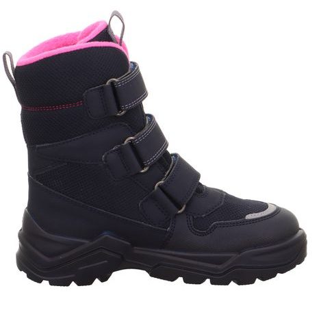 DÍVČÍ ZIMNÍ BOTY BAREFIT SNOW MAX BLUE/PINK GORE-TEX, SUPERFIT , 1-002023-8020, MODRÁ