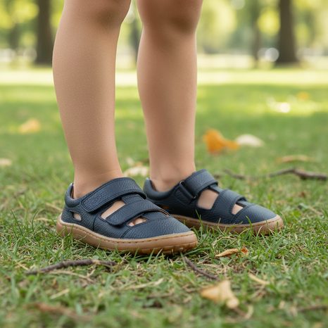 CHLAPECKÉ BAREFOOT SANDÁLY SANDAL DARK BLUE FRODDO G3150291