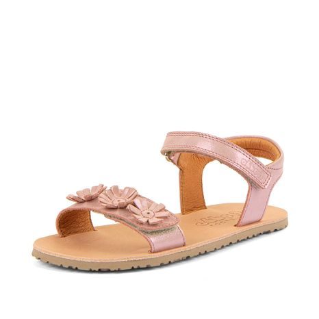 SANDALE BAREFOOT PENTRU FETE FLEXY FLOWERS PINK SHINE FRODDO G3150289-1