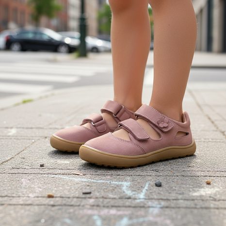 DIEVČENSKÉ BAREFOOT SANDÁLE PROTETIKA NERY PINK PINK