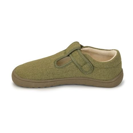 PAPUČE CHLAPECKÉ BAREFOOT  KIRBY KHAKI, PROTETIKA, ZELENÁ