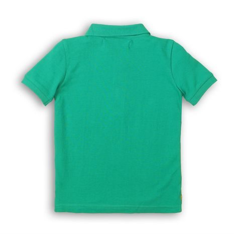 TRICOU POLO PENTRU BĂIEȚI, CU MÂNECĂ SCURTĂ, MINOTI, 1 8, VERDE