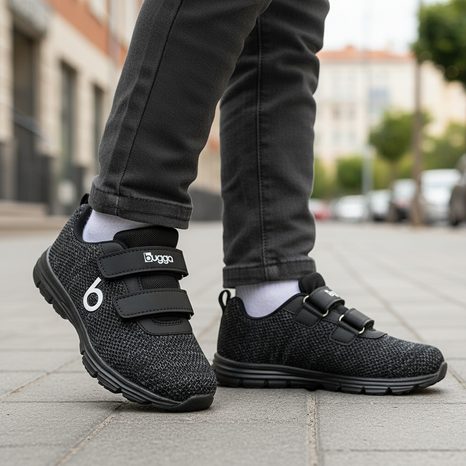 DĚTSKÁ SPORTOVNÍ OBUV BUGGA TEMPE DARK B00177-35