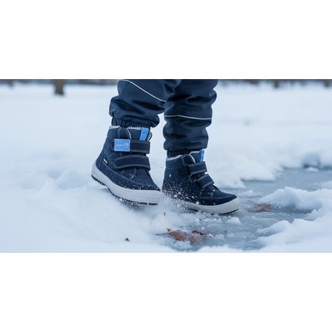 GHETE DE IARNA PENTRU BAIETI GROOVY GTX, SUPERFIT, 1-009314-8000, ALBASTRU