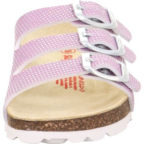 DÍVČÍ KORKOVÉ PANTOFLE SUPERFIT FOOTBAD PURPLE 1-800113-8500