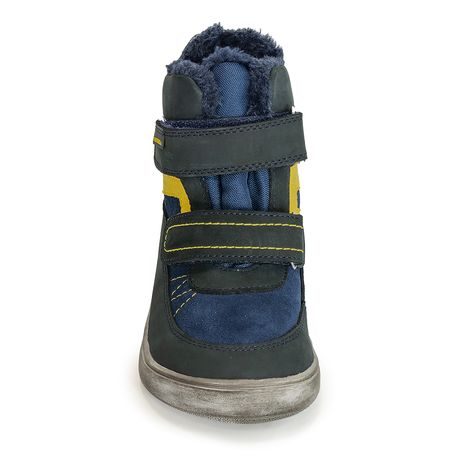 CHLAPECKÉ ZIMNÍ BOTY BAREFOOT RODRIGO NAVY, PROTETIKA, MODRÁ