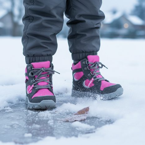 BOTY ZIMNÍ NEPROMOKAVÁ MEMBRÁNA, BUGGA, B00130-03, RŮŽOVÁ