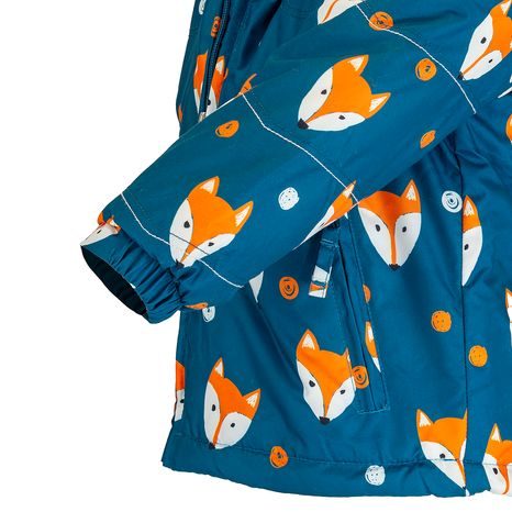 CHLAPČENSKÁ ZIMNÁ BUNDA S KOŽUŠINOU, PIDILIDI, PD1143-04, MODRÁ