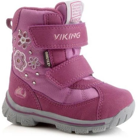 kotníkové Princess, Viking, 3-81415-00017, fuchsia