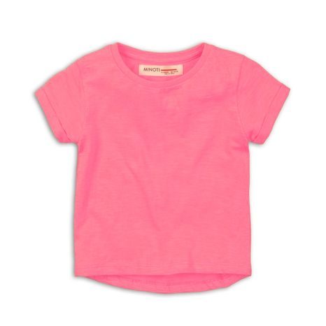 Tričko dievčenské s krátkym rukávom, Minoti, 2SLUBT07, ružová 