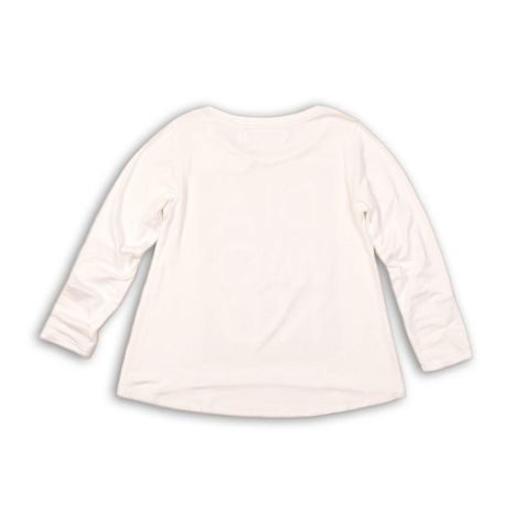 LÁNYOK PÓLÓ HOSSZÚ UJJÚ, MINOTI, VOID 3, FEHÉR