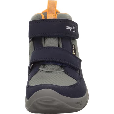 DETSKÉ CELOROČNÉ ČLENKOVÉ TENISKY SUPERFIT BAREFIT TRACE GTX GREEN/ORANGE 1-006042-8010