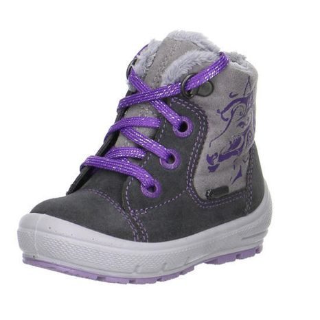 Dívčí zimné topánky GROOVY, Superfit, 1-00312-06, šedá