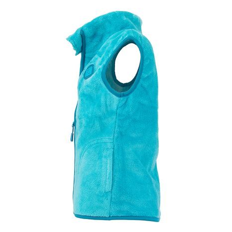 VESTA DĚTSKÁ CHLUPATÁ SE STOJÁČKEM, PIDILIDI, PD1140-15, TYRKYSOVÁ