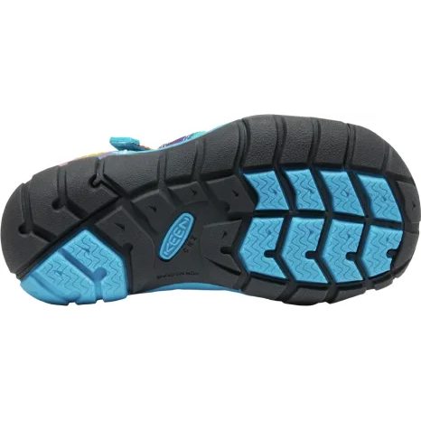 DETSKÉ SANDÁLE KEEN SEACAMP II CNX VIVID BLUE/ORIGINAL TIE DYE