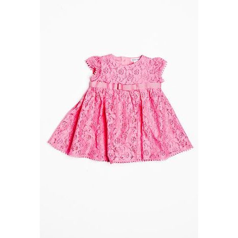 Rochie de dantelă pentru copii, Minoti, blossom 8, roz