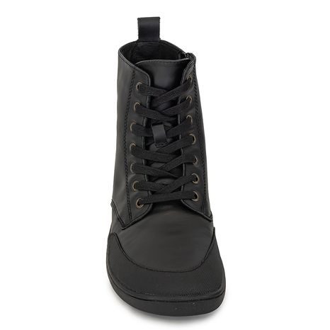 DÁMSKÉ BAREFOOT ZIMNÍ BOTY JUDIT DARK BLACK, PROTETIKA, TMAVĚ ČERNÁ