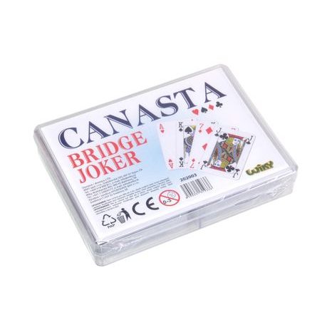 Karty Canasta - plast. krabička, Wiky, W202003 