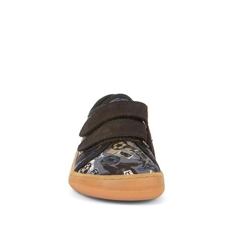 CHLAPECKÉ BAREFOOT TENISKY CANVAS GRAY/BLUE FRODDO G1700379-26 ŠEDÁ