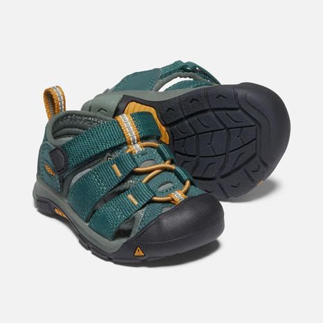 GYEREK SZANDÁL NEWPORT H2 GREEN GABLES / FA RIGÓ, KEEN, 1020353, ZÖLD