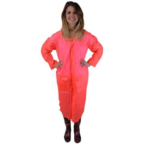 HAINA DE PLOAIE DIN PVC NEON, PIDILIDI, PL0065-17, PORTOCALIU