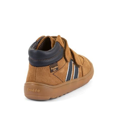 CHLAPČENSKÉ CELOROČNÉ ČLENKOVÉ BAREFOOT TOPÁNKY F-MOTION TEX COGNAC FRODDO G3110285-18