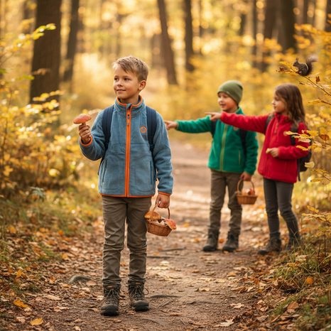 MIKINA CHLAPECKÁ CHLUPATÁ SE STOJÁČKEM, PIDILIDI, PD1114-04, MODRÁ