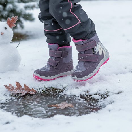 DÍVČÍ ZIMNÍ BOTY ICEBIRD PURPLE/PINK GORE-TEX, SUPERFIT,1-006010-8510
