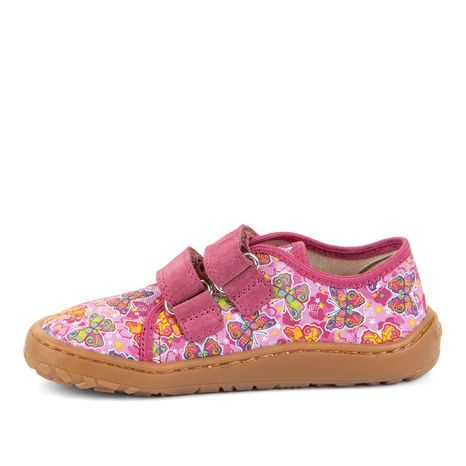 DIEVČENSKÉ PLÁTENÉ BAREFOOT TENISKY CANVAS FUXIA/PINK FRODDO G1700440-11