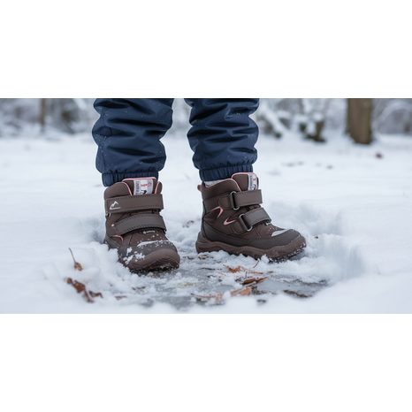 DÍVČÍ ZIMNÍ BOTY GLACIER GTX, SUPERFIT, 1-009221-3000, HNĚDÁ