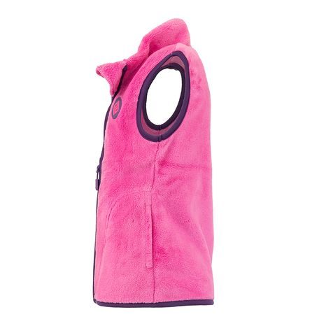 VESTA DÍVČÍ CHLUPATÁ SE STOJÁČKEM, PIDILIDI, PD1140-03, RŮŽOVÁ