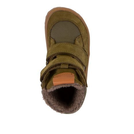 CHLAPČENSKÉ ZIMNÉ BAREFOOT TOPÁNKY TEX WINTER OLIVE FRODDO G3160247-1