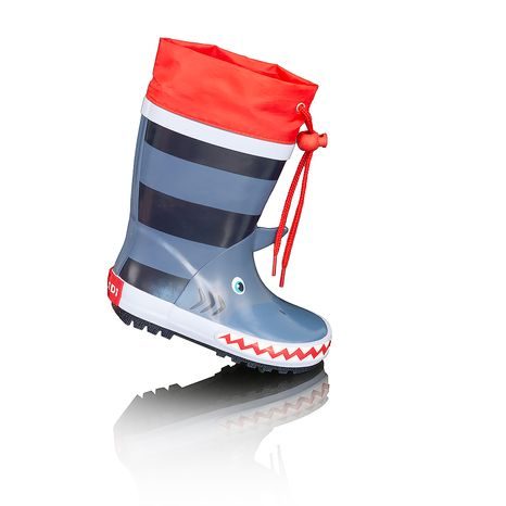 DĚTSKÉ HOLÍNKY GUMOVÉ - POTISK ŽRALOK, PIDILIDI, PL0044-04,  MODRÁ