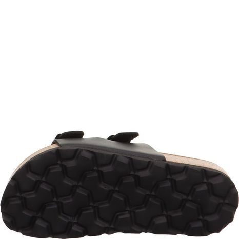 DĚTSKÉ KORKOVÉ PANTOFLE SUPERFIT FOOTBAD BLACK 1-800111-0120