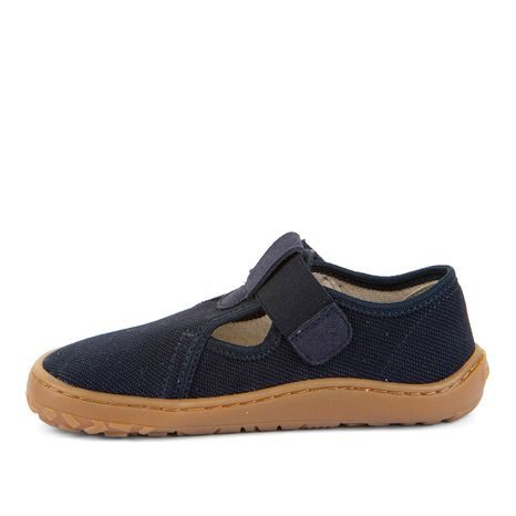 FIÚ VÁSZON BAREFOOT VÁLTÓCIPŐ CANVAS T-BAR DARK BLUE FRODDO G1700439