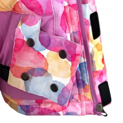 DIEVČENSKÁ LYŽIARSKA ZIMNÁ BUNDA PIDILIDI PINK PD1175-01