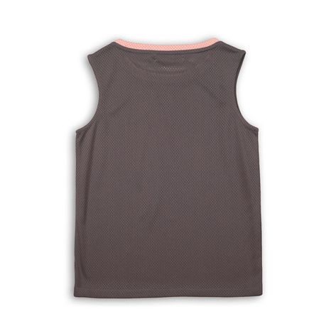 TANK TOP LÁNYOK SPORT, MINOTI, TELJESÍTMÉNY 7, SZÜRKE