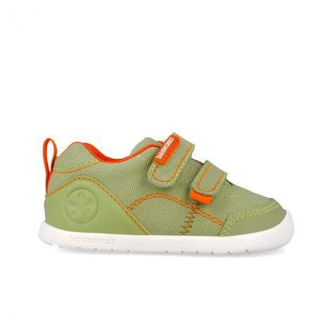 CHLAPČENSKÉ BAREFOOT PLÁTENÉ TENISKY LONA BASICA VERDE BIOMECANISC 262190-B442