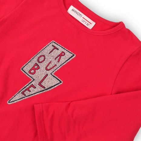 TRICOU PENTRU FETIȚE, CU MÂNECĂ LUNGĂ, MINOTI, GW LTEE 7, ROZ