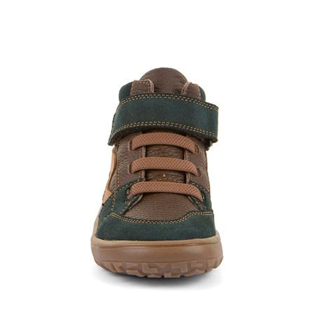 CHLAPČENSKÉ CELOROČNÉ ČLENKOVÉ BAREFOOT TOPÁNKY TEX GO BROWN+ FRODDO G3110265-17