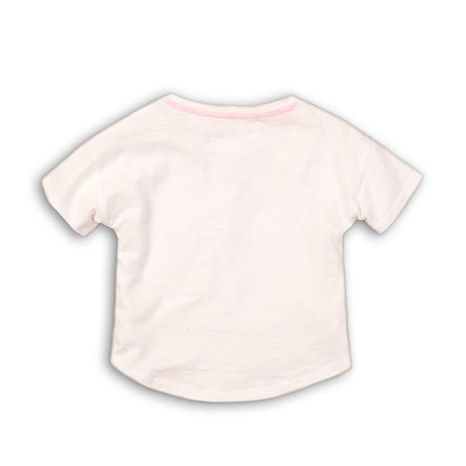 LÁNY PÓLÓ RÖVID UJJÚ, MINOTI, KUNYHUT 6, FEHÉR