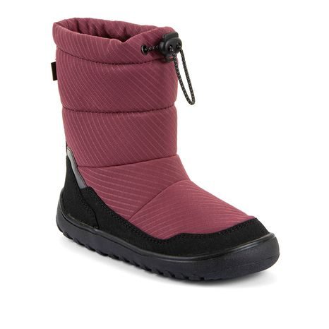 DIEVČENSKÉ ZIMNÉ BAREFOOT TOPÁNKY UP SNOW TEX BORDEAUX FRODDO G3160263-5