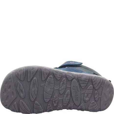 CHLAPČENSKÉ CELOROČNÉ BAREFOOT TOPÁNKY WALDERI BLUE SUPERFIT 1-000910-8000