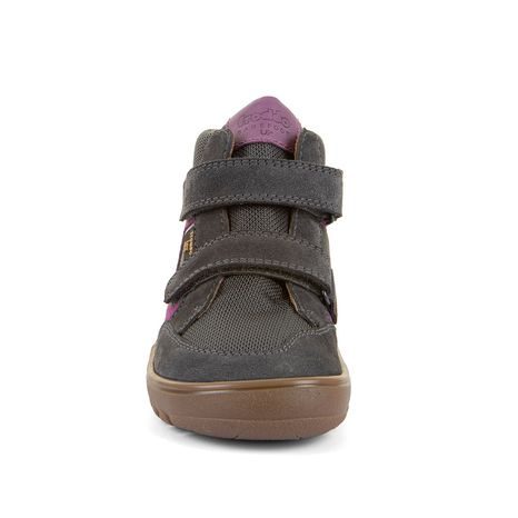 CHLAPČENSKÉ CELOROČNÉ ČLENKOVÉ BAREFOOT TOPÁNKY UP HILL TEX DARK GRAY FRODDO G3110281-14